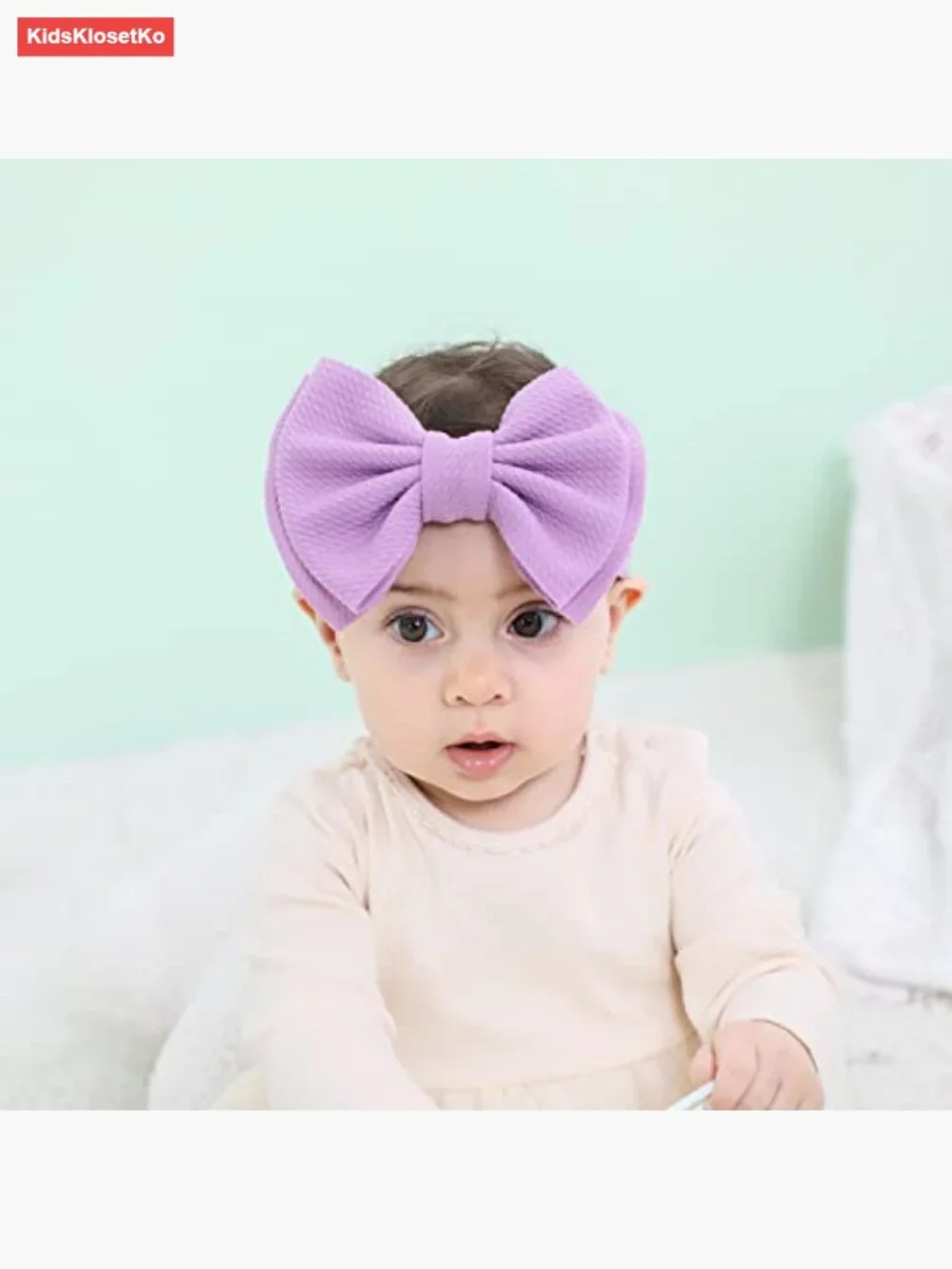 12 Pack Stretchy Wide Knot Headbands for Baby Girls Toddlers